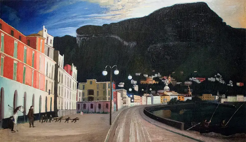 Csontváry Kosztka Tivadar - Esti halászat Castellamaréban (1901)